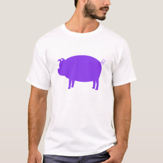 T-shirts O porco da pervinca