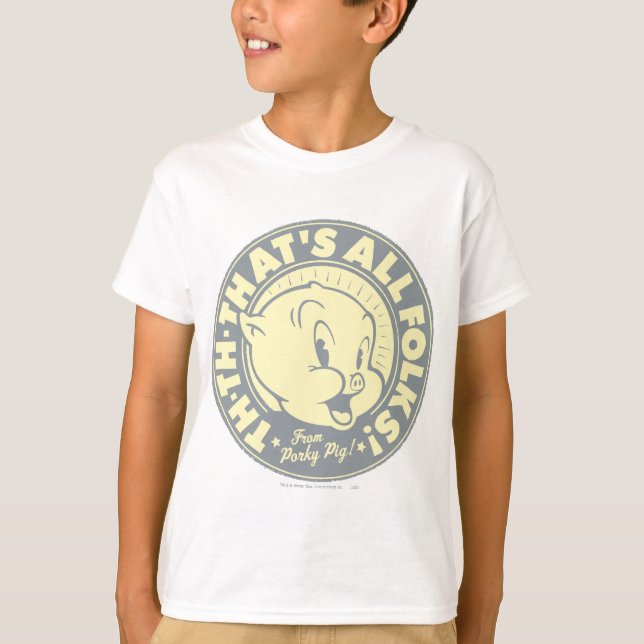 T-shirts O Porky TH-TH É TUDO PESSOAL! (Frente)