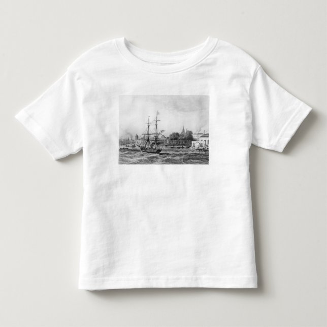 T-shirts O porto de Nova Orleães (Frente)