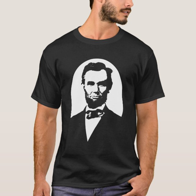 T-shirts O presidente de América -- Abraham Lincoln (Frente)