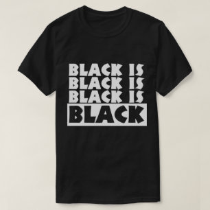 T-shirts O preto é preto