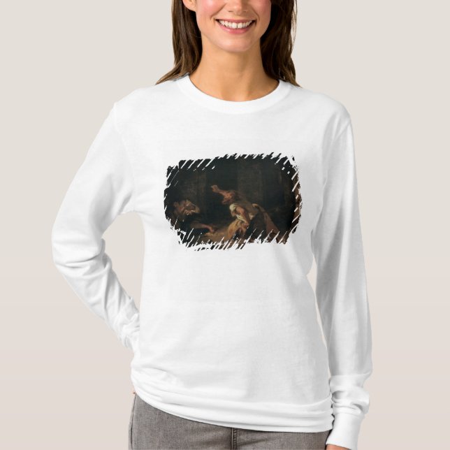 T-shirts O prisioneiro de Chillon, 1834 (Frente)