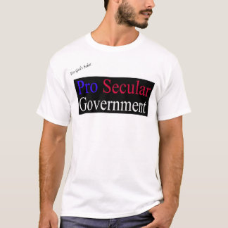 T-shirts O pro governo temporal