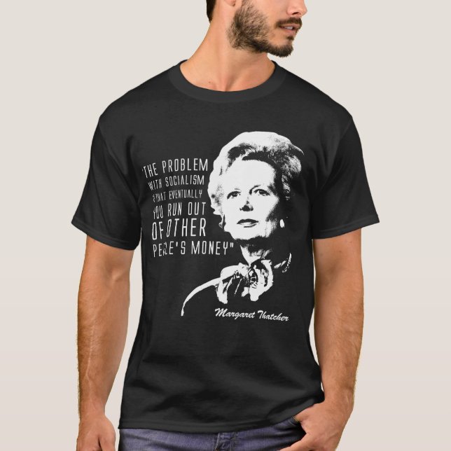 T-shirts O problema com socialismo (Frente)