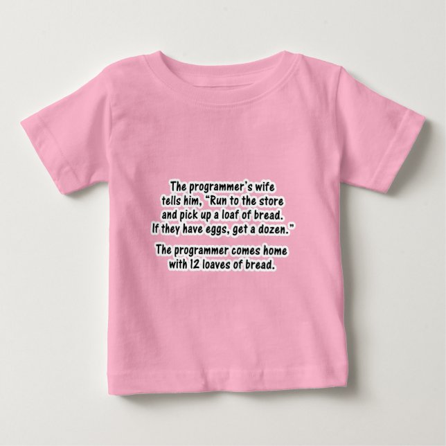 T-shirts O programador e sua esposa - Segundo em uma série (Frente)