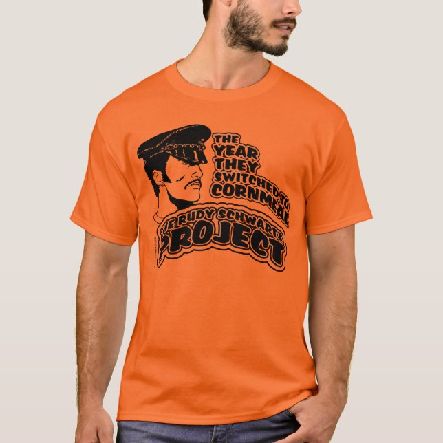 T-shirts O projeto de Rudy Schwartz: Comércio áspero de (Frente)