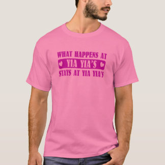 T-shirts O que acontece em Yia Yia