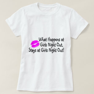 T-shirts O Que Acontece Na Noite De Meninas Fica Em Nig Men