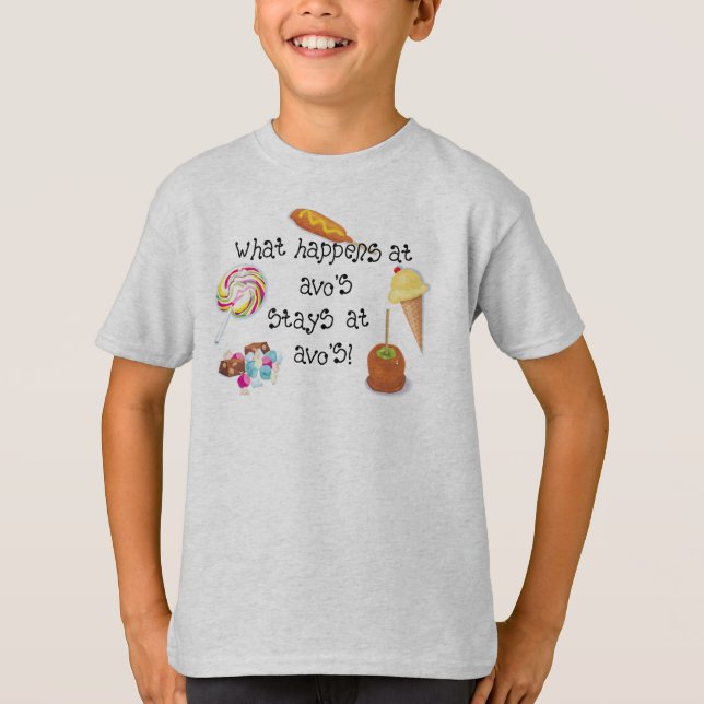 T-shirts O que acontece nas ESTADAS de Avo em Avo! (Frente)
