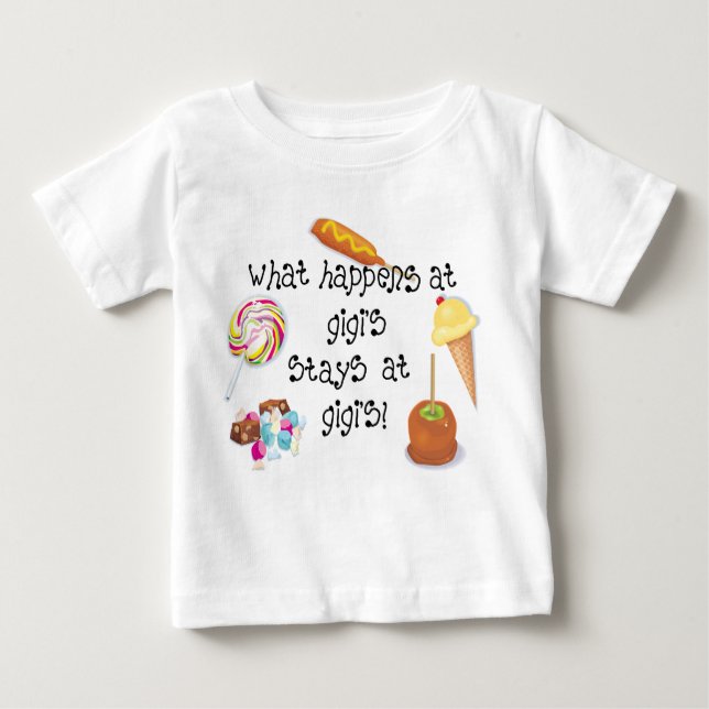 T-shirts O que acontece no Gigi's STAYS da Gigi's! (Frente)