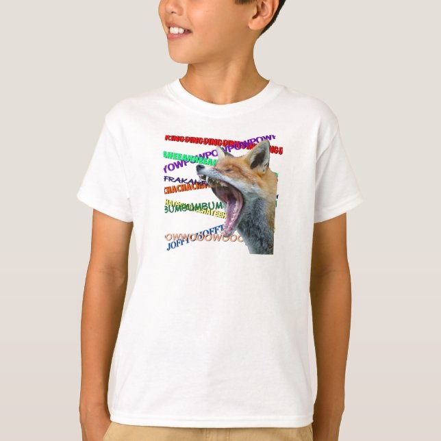T-shirts O que diz a Raposa? (Frente)