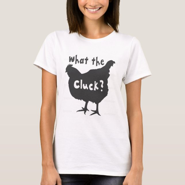 T-shirts O que é o Cluck? (Frente)