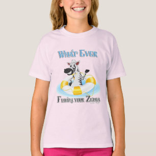 T-shirts O que flutuar em sua zebra