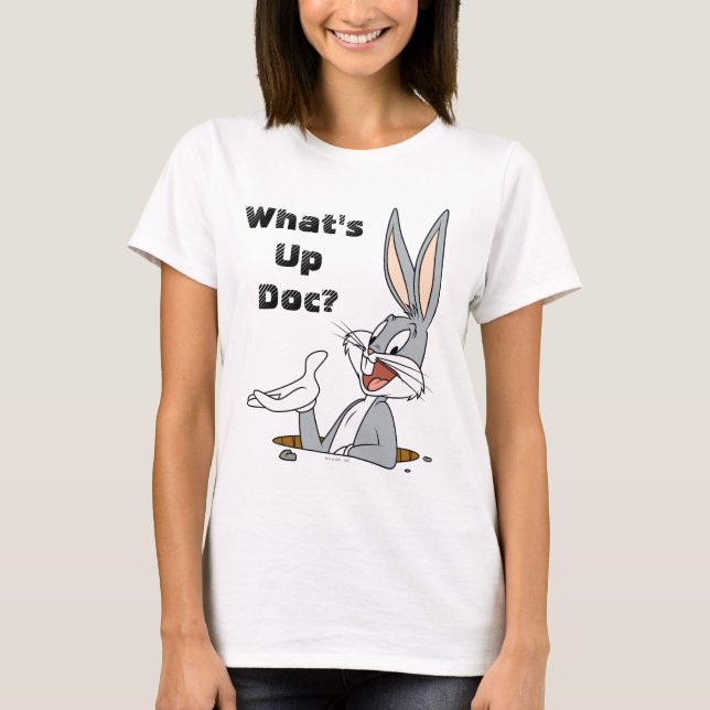 T-shirts O QUE HÁ DE DOC?™ INSETOS BUNNY™ Rabbit Hole (Frente)