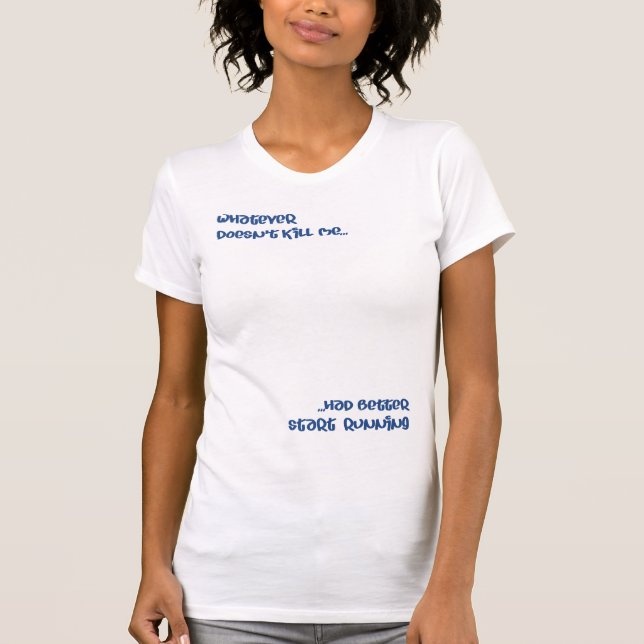 T-shirts o que não me mata (Frente)