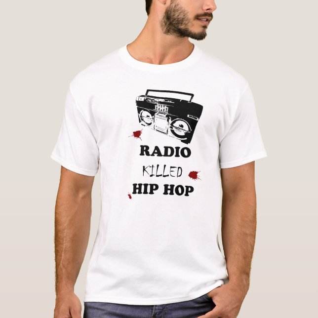 T-shirts O rádio matou Hip Hop (Frente)