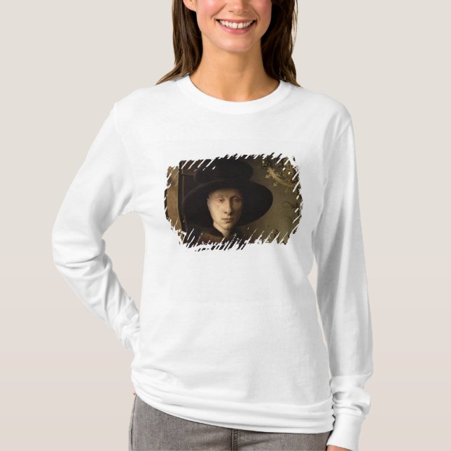 T-shirts O retrato de Giovanni Arnolfini (Frente)