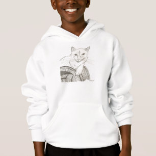 T-shirts O retrato de Ragdoll do gato caçoa a camisola