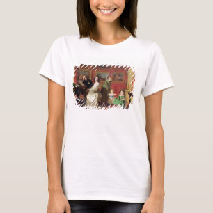 T-shirts O Rev. e a Sra. Palmer-Lovell com a filha
