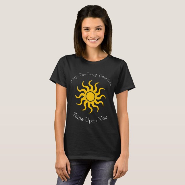 T-shirts O reverso pode o brilho de Sun dos muitos tempos (Frente Completa)