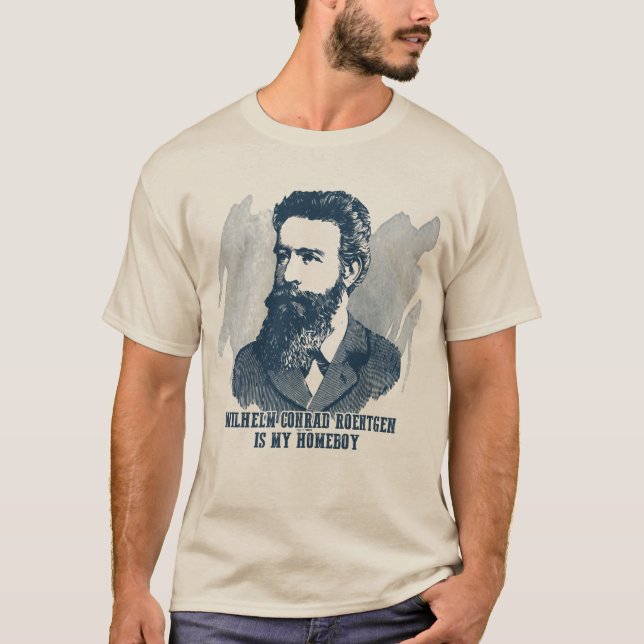 T-shirts O Roentgen é meu ficar em casa (Frente)