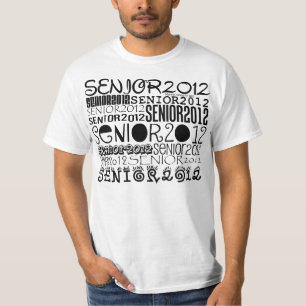 T-shirts O roupa 2012 dos mais velho (preto) personaliza