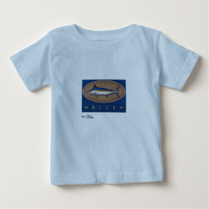 T-shirts O roupa da criança do espadim azul