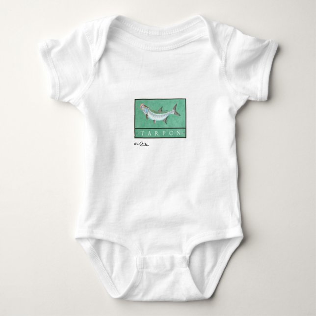 T-shirts O roupa da criança do tarpão (Frente)
