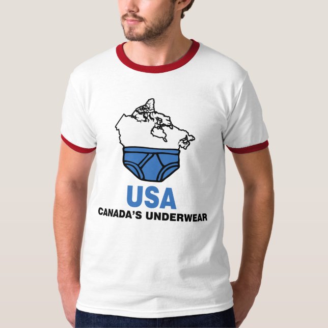T-shirts O roupa interior de Canadá (Frente)