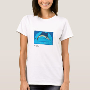 T-shirts O roupa leve das mulheres do Sailfish atlântico