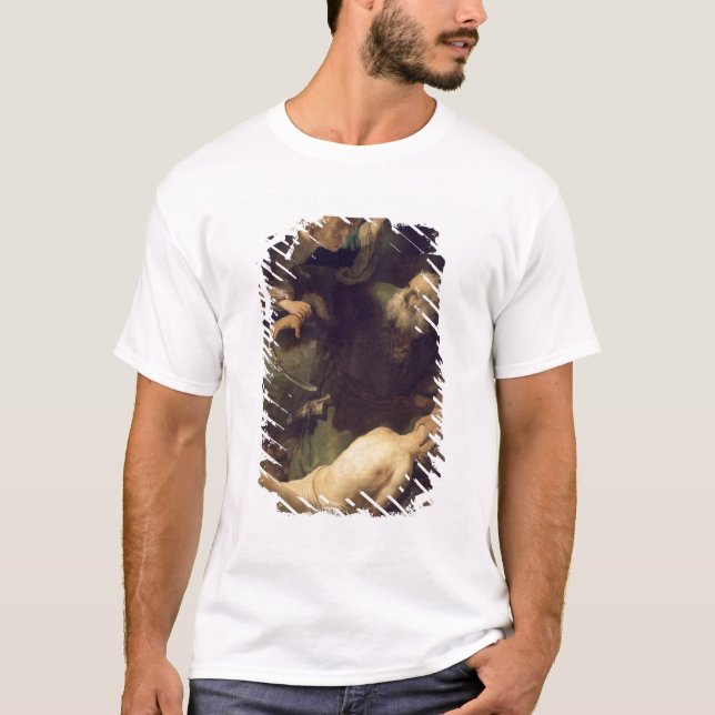 T-shirts O sacrifício de Abraham, 1635 (Frente)