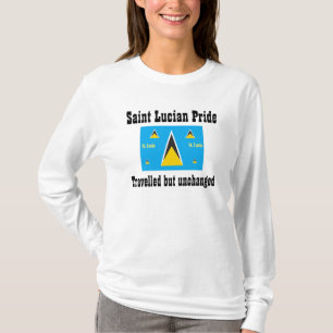 T-shirts O santo Lucia t-camisa-viajou mas nchanged