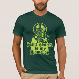 T-shirts O santo Patrick é meu ficar em casa