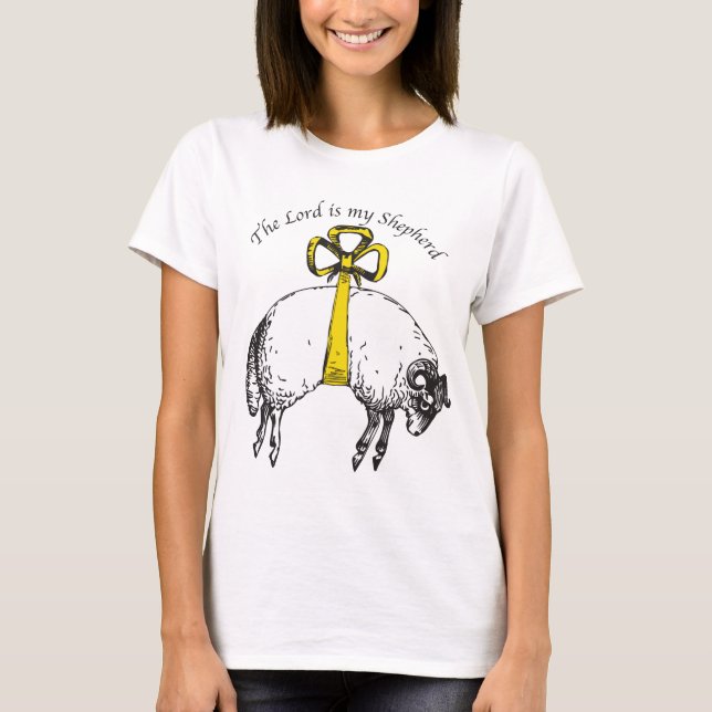 T-shirts O SENHOR é meu pastor Salmo 23 (Frente)