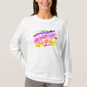 T-shirts O senhor, mantem seu braço