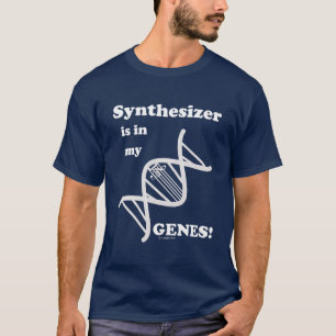 T-shirts O sintetizador está em meus genes