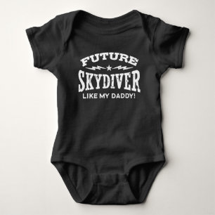 T-shirts O Skydiver futuro gosta de meu pai