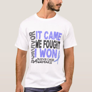 T-shirts O sobrevivente que do cancro da próstata veio nós