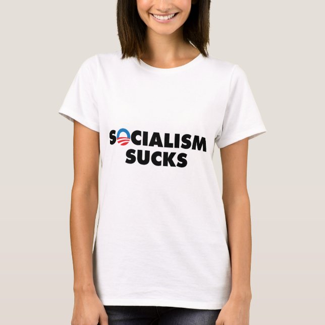 T-shirts O socialismo suga (Frente)
