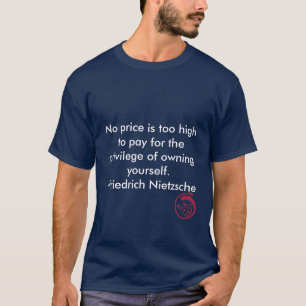 T-shirts O sorriso mau, nenhum preço é demasiado alto pag