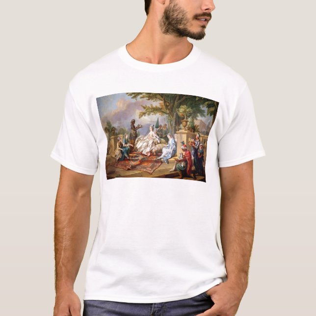 T-shirts O Sultana servido por seus Eunuchs (Frente)