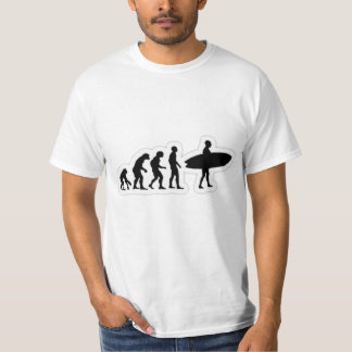 T-shirts O surfista evolucionário