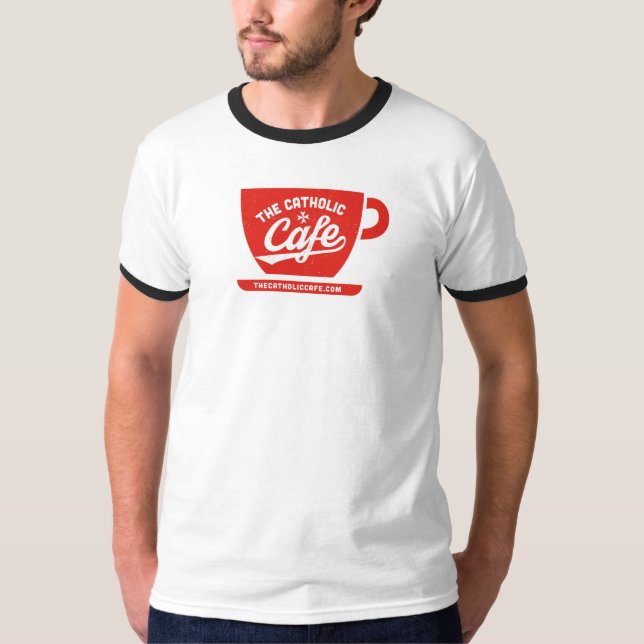 T-shirts O T católico da caneca do café (Frente)