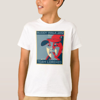 T-shirts O T da criança de Lorenzo da equipe