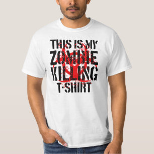 T-shirts O T da matança do zombi