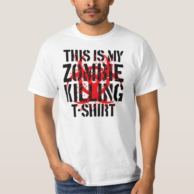 T-shirts O T da matança do zombi (Frente)