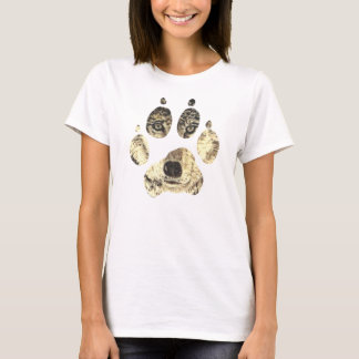 T-shirts O T das mulheres da cara do lobo
