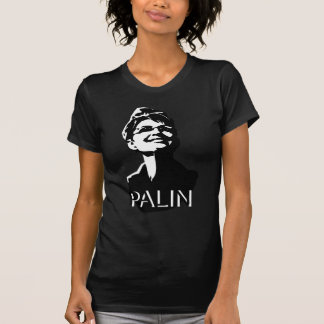 T-shirts O T das mulheres escuras de Palin