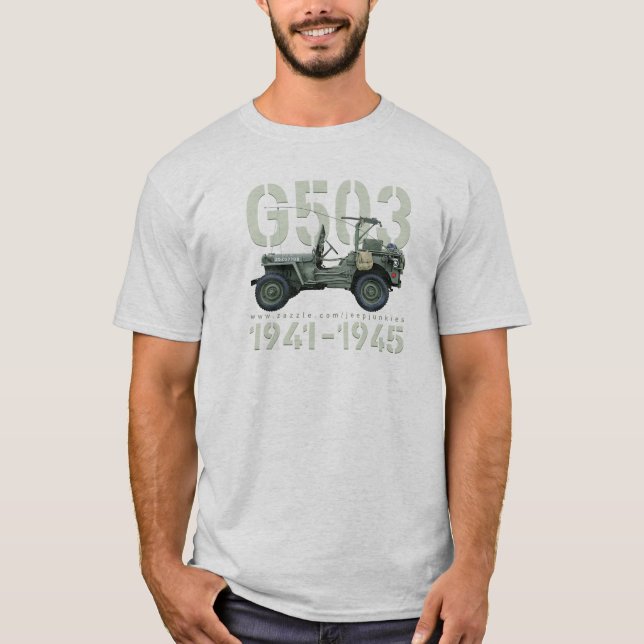 T-shirts O T dos homens G503 (Frente)