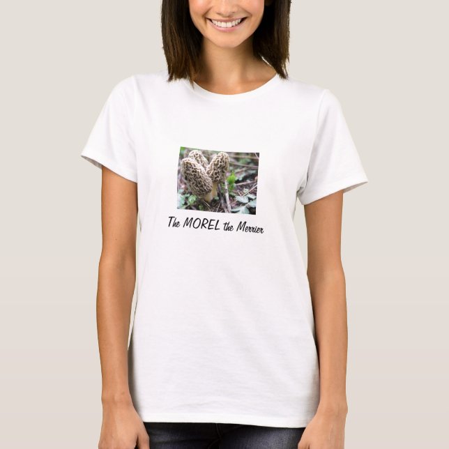 T-shirts O T O MOREL das mulheres mais alegres (Frente)